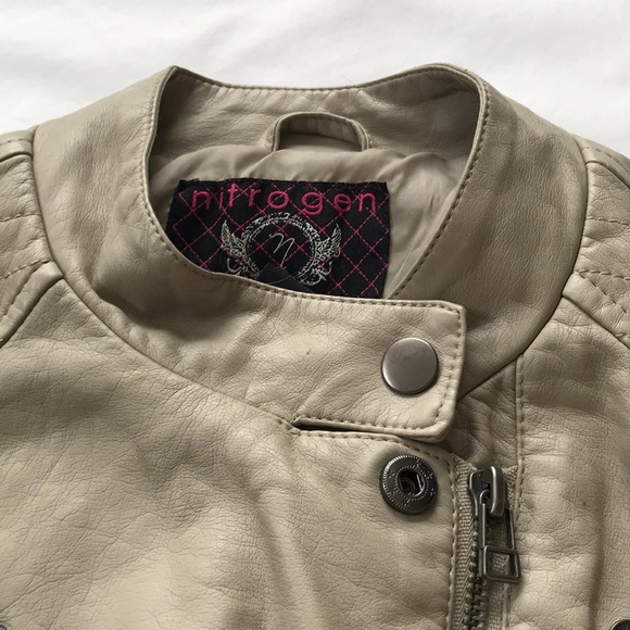 Vegan Leather Jacket - Picture 2 of 3